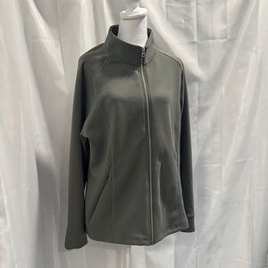 Olive Green Women's Jacket EUC size XL